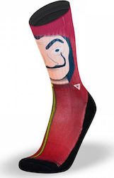 Lithe Dali Mask Κάλτσες για Crossfit Κόκκινες