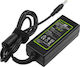 Green Cell Laptop Charger 40W 19V 2.1A for HP with Detachable Power Cable