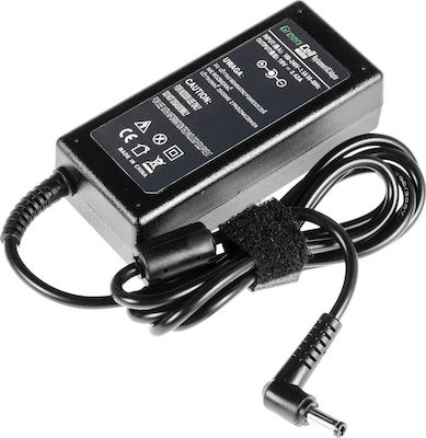 Green Cell Laptop Charger 65W 19V 3.42A for Lenovo / Toshiba with Detachable Power Cord