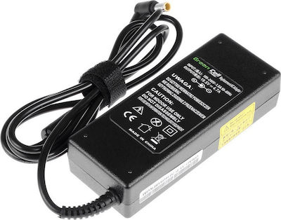 Green Cell Laptop Charger 90W 19.5V 4.7A for Sony with Detachable Power Cord