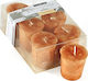 Zaros Aromatic Votive Candle With Passion Scent 6 Pieces