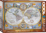 Puzzle Antique World Map 2D 1000 Κομμάτια