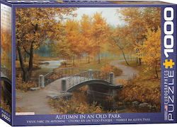 Toamnă Într-un Parc Vechi De Eugene Lushpin Puzzle 2D 1000 Piese