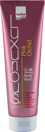InterMed Luxurious 2 In 1 Moisturising Body Wash Creamy Bubble Bath With Shea Butter & Green Tea Scent 300ml
