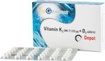 Viogenesis Vitamin K2 (MK-7) + Vitamin D3 Depot Βιταμίνη για Ανοσοποιητικό 4000iu 60 ταμπλέτες