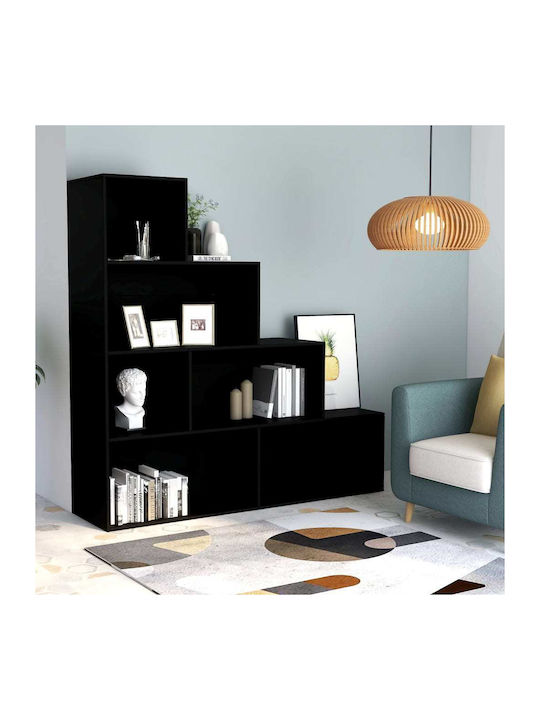 Bibliothek Schwarz 155x24x160cm