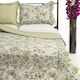 Silk Fashion 7378-5 Σετ Κουβερλί Μονό Βαμβακερό Πράσινο 160x220cm 2τμχ