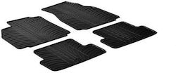 Gledring Set Front and Back 4pcs for Renault Megane 2002-2008 Black