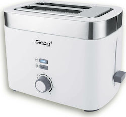 Steba TO 10 Toaster 2 Schlitze 930W Weiß