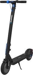 Blaupunkt ESC608 Elektroroller für Kinder mit 25km/h Max Geschwindigkeit und 20km Reichweite in Schwarz Farbe