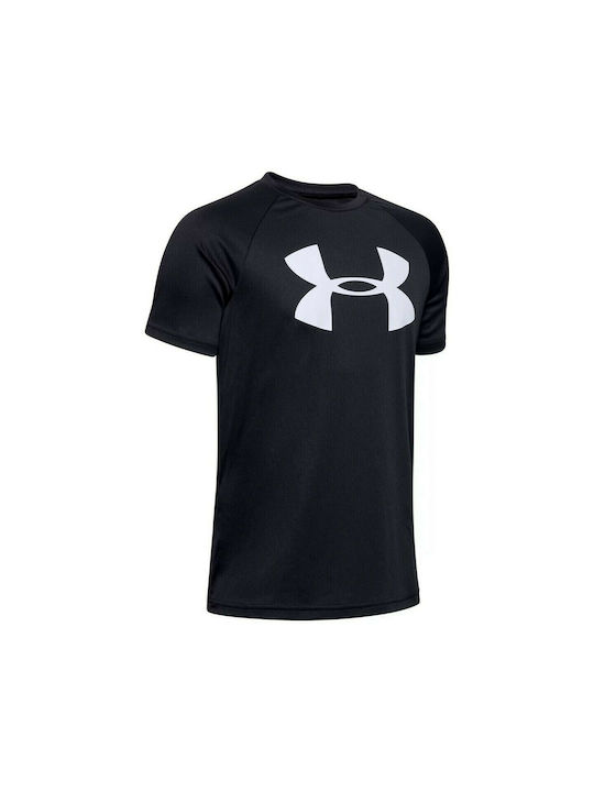 Under Armour Tricou pentru copii Negru Tech Big Logo