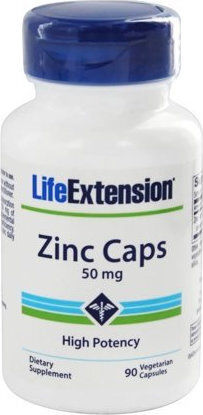 Life Extension Zinc 50мг 90 вегетариански капсули