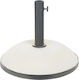 Zita Plus Umbrella Stand made of Cement in White Color 50x50x12cm