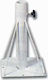 Zita Plus Umbrella Stand made of Metal in White Color 25x25x39cm