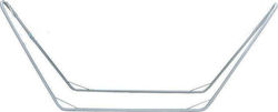 Campus Hammock Stand made of Metal in White Color 138x36x7cm