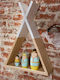 Childhome Kids Shelf Tipi Wall Mount Beige 32x12x47cm