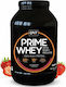 QNT Prime Whey Πρωτεΐνη Ορού Γάλακτος Χωρίς Γλουτένη με Γεύση Φράουλα 908gr