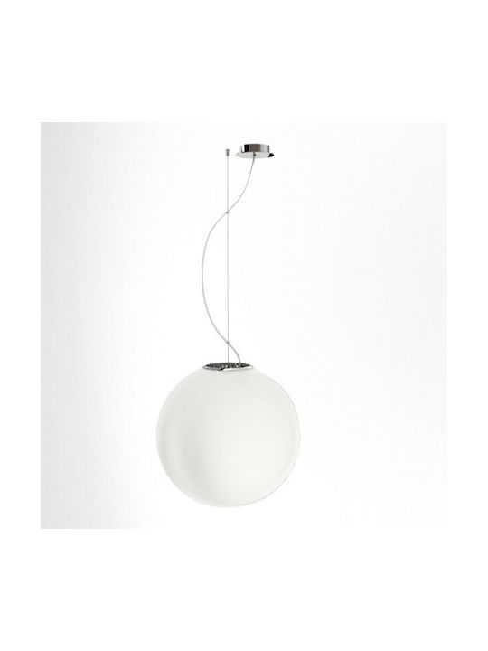 Rendl Light Studio Lunea 40 Pendant Light Suspension for Socket E27 White