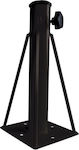 Woodwell Stand de umbrelă din Metal în Culoarea Negru 16.5x16.5x36cm