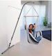 Amazonas Palmera Folding Hammock Stand made of Metal in Silver Color 60x100x250cm