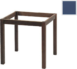 Woodwell Βάση Τραπεζιού Ξύλινη Μπλε 65x65x73cm