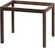 Woodwell Table Stand made of Wood in Brown Colo...