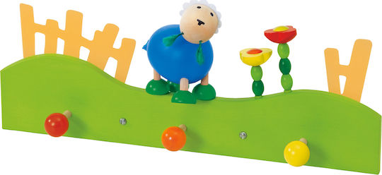 Selecta Wooden Kids Wall Hanger 40x17cm