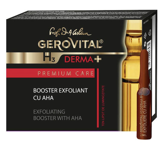 Gerovital H3 Derma+ Premium Pflege Lotion für Gesichtspeelings 4 x 2ml