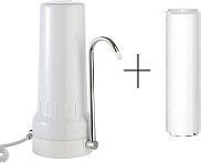 Atlas Filtri Depural Top Water Filtration System Countertop Single with Replacement Filter Eiger Ιζημάτων 5μm