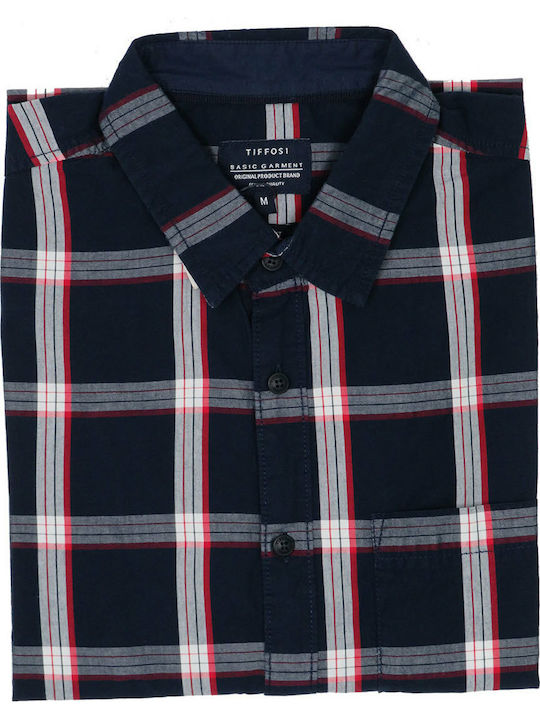 Tiffosi 10034235 790 Men's Shirt Blue