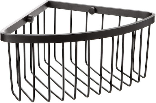 Dimitracas Wandmontiert Schwamm-Halter Metallisch Schwarz