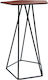 Bar-Tischfuß aus Metall in Schwarz Farbe 52x49.5x102.5cm