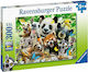 Детски Пъзел Wildlife Selfie за 9+ години+ Години 300бр Ravensburger