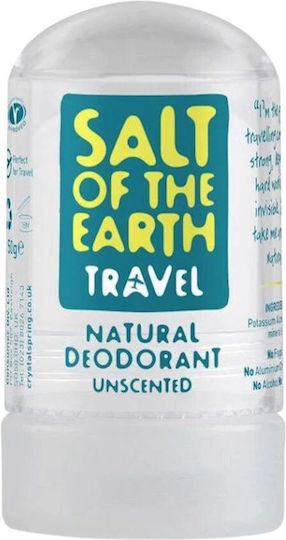 Salt of the Earth Salt Of The Earth Travel Natural Deodorant Φυσικό Αποσμητικό σε Stick Χωρίς Αλουμίνιο 50gr