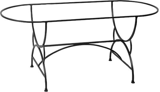 Lianos 3802 Βάση Τραπεζιού Μεταλλική Γαλβανιζέ 140x70x73cm