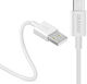 Dudao L1T USB 2.0 Kabel USB Typ-C männlich - USB-A Weiß 1m L1T