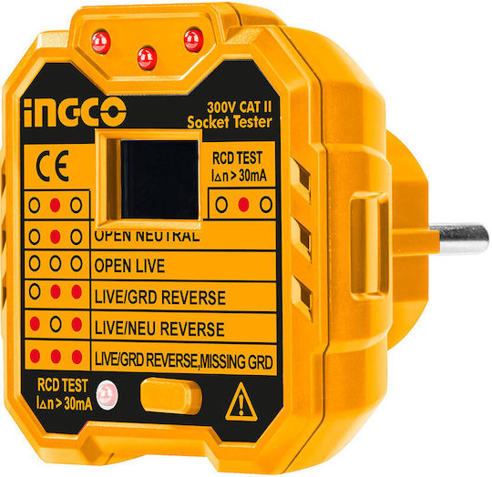 Ingco Electric Cable Tester Electrical Socket HESST30002