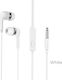 Borofone BM39 Refined Chant În ureche Handsfree cu Mufă 3.5mm Alb