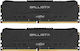 Crucial Ballistix 16GB DDR4 RAM με 2 Modules (2x8GB) και Ταχύτητα 3000 για Desktop