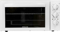 Davoline Star 1506 Electric Countertop Oven 38lt without Burners Λευκό