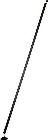 Zambelis Lights LED Floor Lamp H175xW11cm. with Warm White Light 1900lm Black