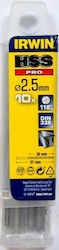 Irwin Set 10 Burghie HSS cu Tija Cilindrică pentru Metal Irwin Set 10 Burghie HSS cu Tija Cilindrică pentru Metal