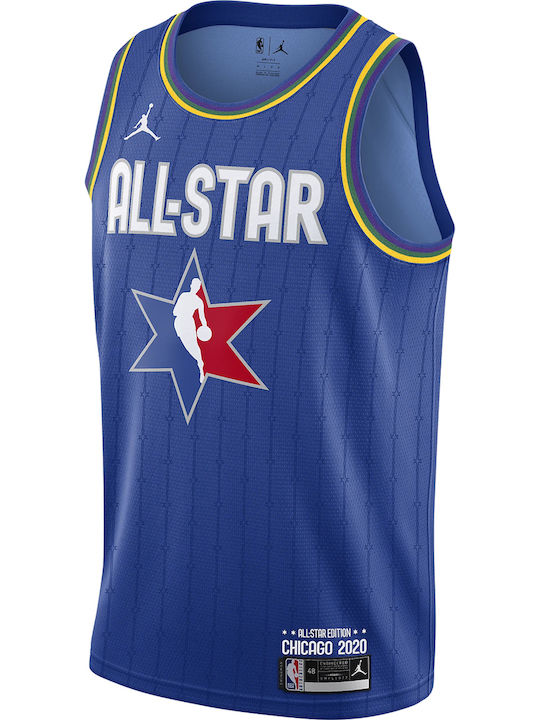 JORDAN NBA SWINGMAN JERSEY GIANNIS ANTETOKOUNMPO ALL-STAR CJ1059-495 Blue 
