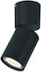 Aca Elitis Single Spot with Socket GU10 in Black Color