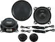 Crunch Set Auto-Lautsprecher DSX 4.2 E Autolautsprecher 4" mit 60W RMS (2 Weg)