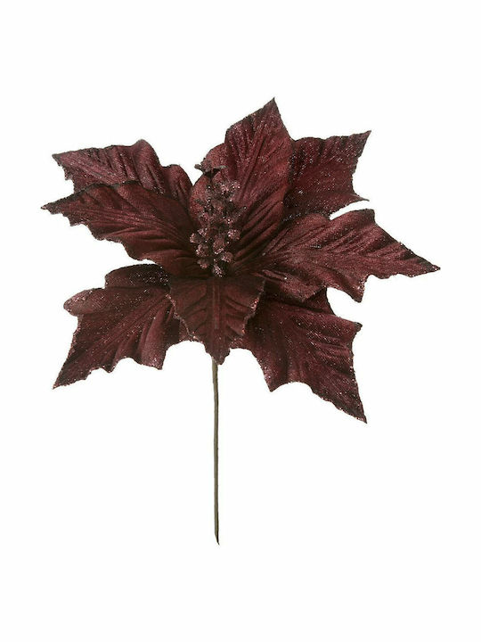 Iliadis Christmas Fabric Decorative Flower 24cm