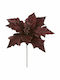 Iliadis Christmas Fabric Decorative Flower 24cm