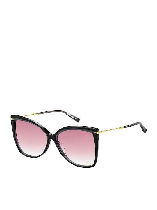 Max Mara MM Classy XI/G Sonnenbrillen mit Schwarz Rahmen und Rosa Verlaufsfarbe Linse