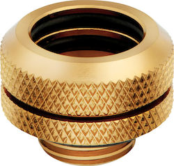 Corsair Hydro X Series XF Hardline 14mm OD Fitting Four Pack Gold