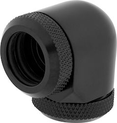 Corsair Hydro X Series XF Hardline 90° 14mm OD Fitting Twin Pack Fittings Black CX-9052015-WW